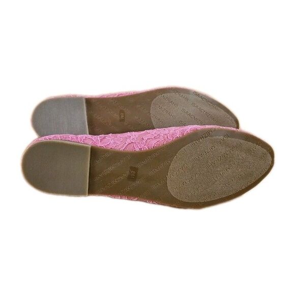 Isaac Mizrahi Live Lacey Women's Pink Lace Loafers Shoes Size 8 M Slip On - Picture 7 of 9